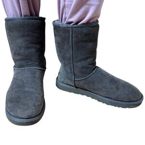 UGG Classic Medium Tall Boot Grey Shearling Size 8